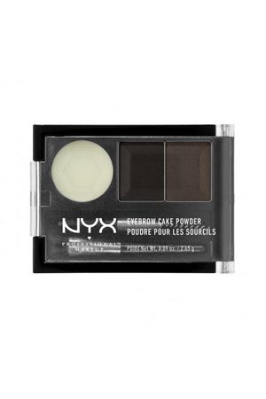 NYX PROFESSIONAL MAKEUP Тени для бровей Eyebrow Cake Powder - Black/ Gray 01 NYX Professional Makeup 800897123864 вариант 2