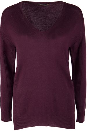 Шерстяной пуловер AGNONA Agnona ALN84 Бордовый вариант 3 купить с доставкой