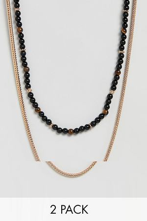 2 ожерелья ALDO - Черный ALDO 65138 купить с доставкой