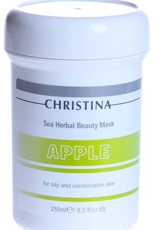 CHRISTINA Маска красоты яблочная для жирной и комбинированной кожи / Sea Herbal Beauty Mask Green Apple 250 мл Christina CHR057 купить с доставкой