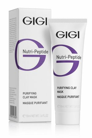 GIGI Маска очищающая глиняная для жирной кожи / Purifying Clay Mask Oily Skin NUTRI-PEPTIDE 50 мл GIGI 11506 купить с доставкой