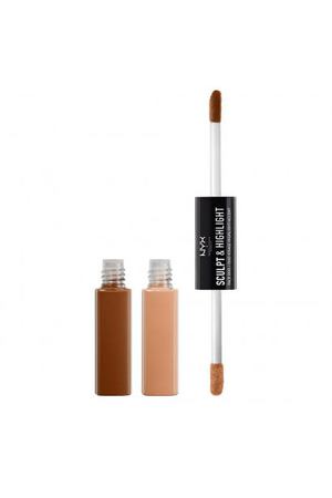 NYX PROFESSIONAL MAKEUP Жидкое двустороннее средство для контурирования Sculpt & Highlight Face Duo - Cinnamon/peach 04 NYX Professional Makeup 800897846251 вариант 2