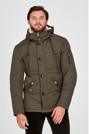 Утепленная куртка с отделкой меховой тканью Urban Fashion for Men 26777 купить с доставкой