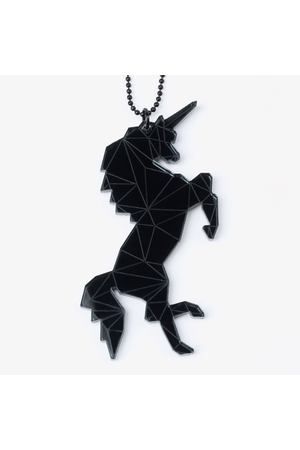 Подвеска Luch Design neck-mirror-unicorn-black вариант 2