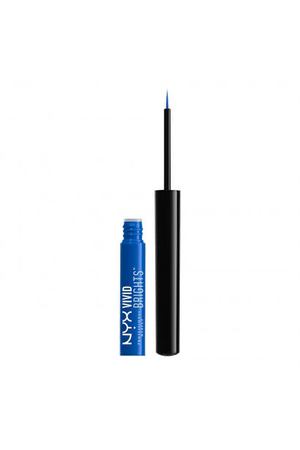 NYX PROFESSIONAL MAKEUP Цветная жидкая подводка для глаз Vivid Brights Eyeliner - Sapphire 05 NYX Professional Makeup 800897848729